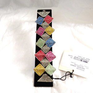 Jean-Paul Gaultier Multicolor Swarovski Crystal Bracelet